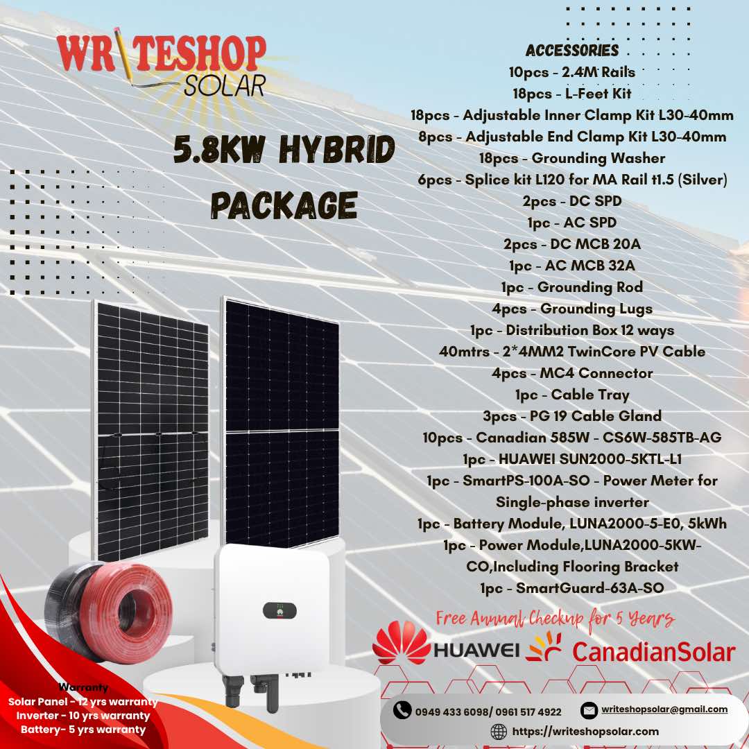 5.8kW Solar Package